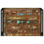 vidaXL Ladă de depozitare Multicolor 80 x 50 x 50 cm - Lemn masiv recuperat vidaXL Ladă de depozitare Multicolor 80 x 50 x 50 cm - Lemn masiv recuperat