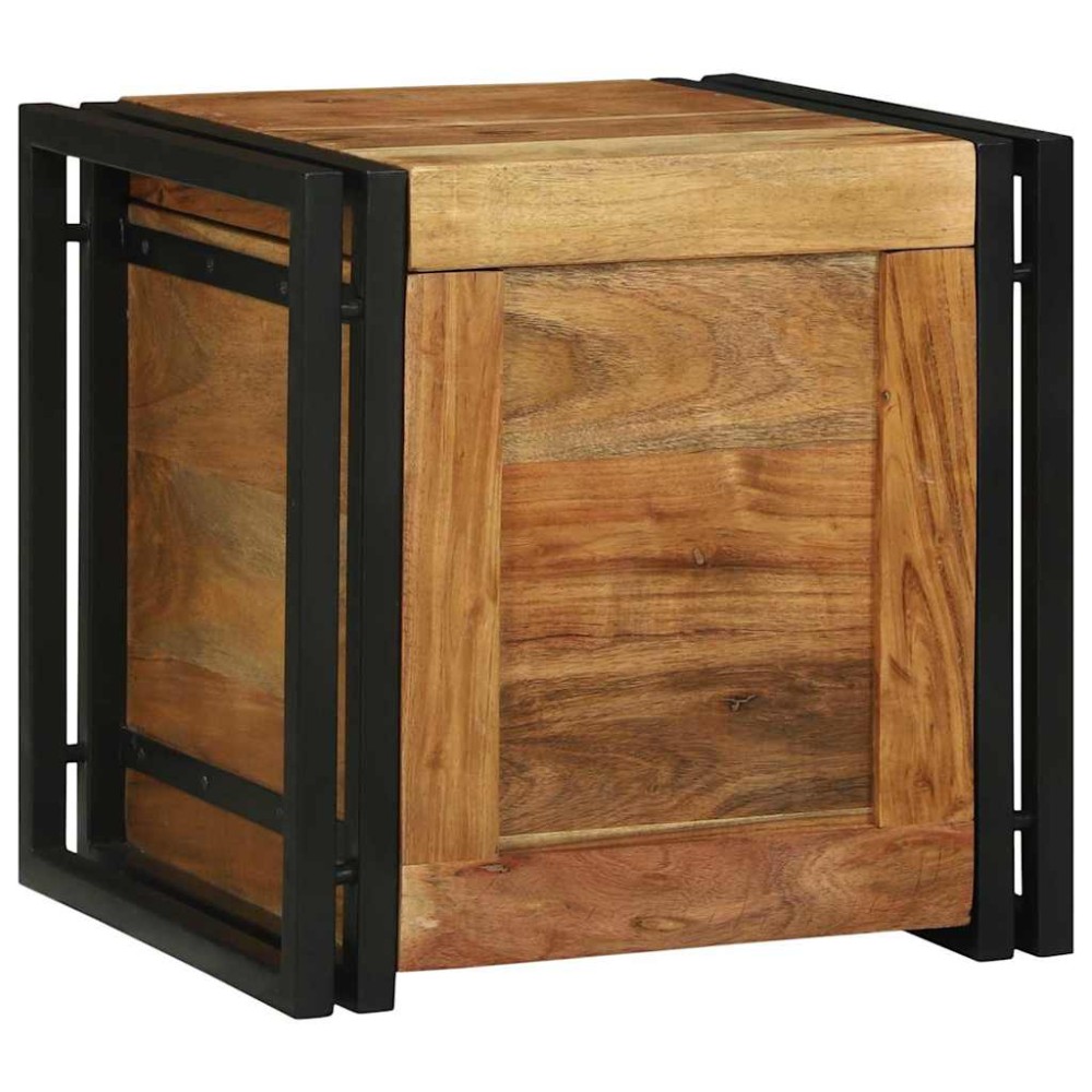 vidaXL Cufere de Depozitare Maro 40 x 40 x 40 cm Lemn masiv de acacia