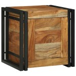 vidaXL Cufere de Depozitare Maro 40 x 40 x 40 cm Lemn masiv de acacia vidaXL Cufere de Depozitare Maro 40 x 40 x 40 cm Lemn masiv de acacia