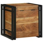 vidaXL Cufere de Depozitare Maro 40 x 40 x 40 cm Lemn masiv de acacia vidaXL Cufere de Depozitare Maro 40 x 40 x 40 cm Lemn masiv de acacia