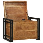 vidaXL Cufăr 60x40x41 cm - Lemn de acacia solid vidaXL Cufăr 60x40x41 cm - Lemn de acacia solid