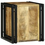 vidaXL Raft de vin 34.5 x 35 x 39 cm Lemn solid Lemn de mango brut vidaXL Raft de vin 34.5 x 35 x 39 cm Lemn solid Lemn de mango brut