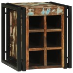 vidaXL Raft vin 34.5x35x39 cm din lemn reciclat vidaXL Raft vin 34.5x35x39 cm din lemn reciclat
