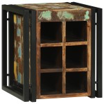 vidaXL Raft vin 34.5x35x39 cm din lemn reciclat vidaXL Raft vin 34.5x35x39 cm din lemn reciclat