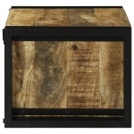 vidaXL Stativ pentru vin 46x35x27.5 cm Lemn Solid de Mango Brut vidaXL Stativ pentru vin 46x35x27.5 cm Lemn Solid de Mango Brut
