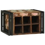 vidaXL Raft vin 46x35x27.5 cm din lemn recuperat vidaXL Raft vin 46x35x27.5 cm din lemn recuperat