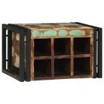 vidaXL Raft vin 46x35x27.5 cm din lemn recuperat vidaXL Raft vin 46x35x27.5 cm din lemn recuperat