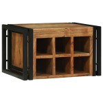 vidaXL raft pentru vin 46x35x27.5 cm Lemn Solid din Acacia vidaXL raft pentru vin 46x35x27.5 cm Lemn Solid din Acacia
