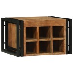 vidaXL raft pentru vin 46x35x27.5 cm Lemn Solid din Acacia vidaXL raft pentru vin 46x35x27.5 cm Lemn Solid din Acacia