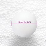vidaXL Umplere cu sacul de fasole, EPS 100 L, alb, 10 kg/m³