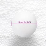 vidaXL Umplere cu sacul de fasole, EPS 200 L, alb, 10 kg/m³