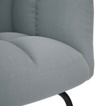 vidaXL Scaun balansoar, gri deschis, material textil vidaXL Scaun balansoar, gri deschis, material textil