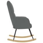 vidaXL Scaun balansoar, gri închis, material textil vidaXL Scaun balansoar, gri închis, material textil
