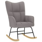 vidaXL Scaun balansoar, gri taupe, material textil vidaXL Scaun balansoar, gri taupe, material textil