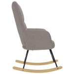 vidaXL Scaun balansoar, gri taupe, material textil vidaXL Scaun balansoar, gri taupe, material textil
