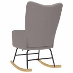 vidaXL Scaun balansoar, gri taupe, material textil vidaXL Scaun balansoar, gri taupe, material textil
