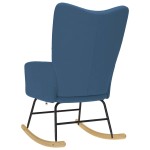 vidaXL Scaun balansoar, albastru, material textil vidaXL Scaun balansoar, albastru, material textil