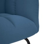 vidaXL Scaun balansoar, albastru, material textil vidaXL Scaun balansoar, albastru, material textil