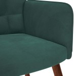 vidaXL Scaun de relaxare, verde închis, catifea vidaXL Scaun de relaxare, verde închis, catifea