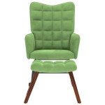 vidaXL Scaun balansoar cu scaun catifea verde deschis vidaXL Scaun balansoar cu scaun catifea verde deschis