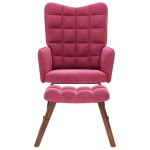 vidaXL Scaun balansoar cu scaun Wine Red Velvet vidaXL Scaun balansoar cu scaun Wine Red Velvet