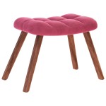 vidaXL Scaun balansoar cu scaun Wine Red Velvet vidaXL Scaun balansoar cu scaun Wine Red Velvet