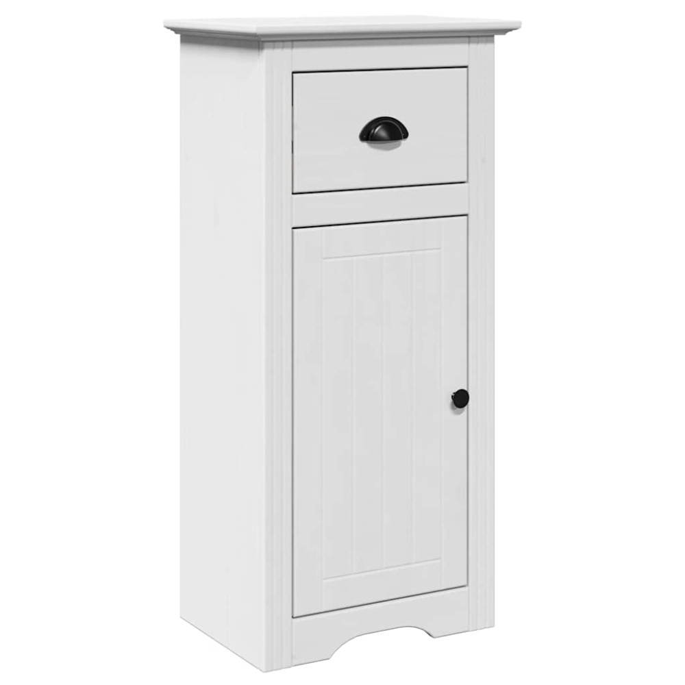 vidaXL Dulap de baie „BODO” Alb 44x30x90 cm