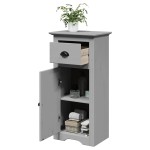 vidaXL Dulap de baie „BODO” Gri 44x30x90 cm vidaXL Dulap de baie „BODO” Gri 44x30x90 cm