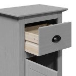 vidaXL Dulap de baie „BODO” Gri 44x30x90 cm vidaXL Dulap de baie „BODO” Gri 44x30x90 cm