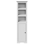 vidaXL Dulap de baie „BODO” Alb 44x30x160 cm vidaXL Dulap de baie „BODO” Alb 44x30x160 cm