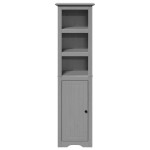 vidaXL Dulap de baie „BODO” Gri 44x30x160 cm vidaXL Dulap de baie „BODO” Gri 44x30x160 cm