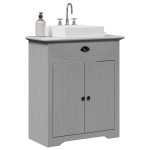 vidaXL Dulap pentru chiuvetă de baie „BODO” gri 70x35x80 cm vidaXL Dulap pentru chiuvetă de baie „BODO” gri 70x35x80 cm