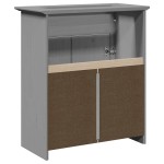 vidaXL Dulap pentru chiuvetă de baie „BODO” gri 70x35x80 cm vidaXL Dulap pentru chiuvetă de baie „BODO” gri 70x35x80 cm
