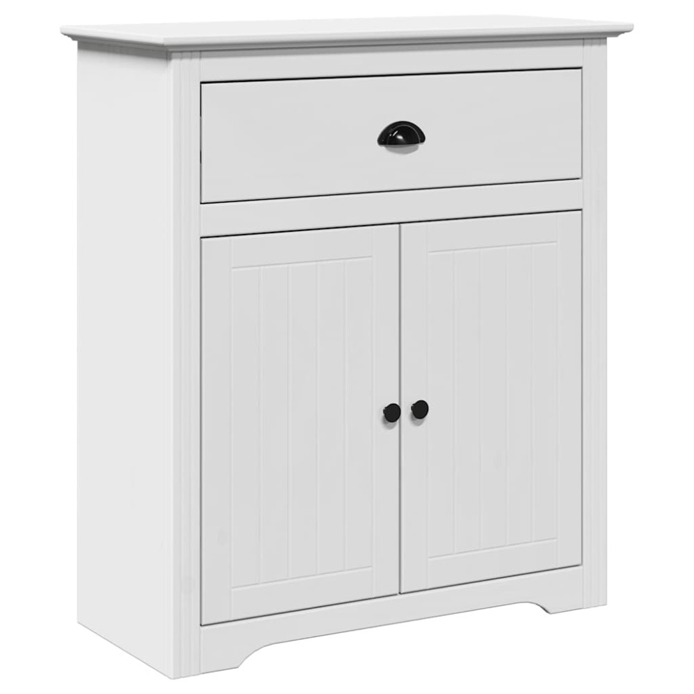 vidaXL Dulap de hol „BODO” Alb 80x35x90 cm