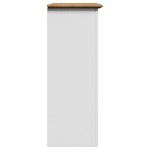 vidaXL Dulap de hol „BODO” alb și maro 80x35x90 cm vidaXL Dulap de hol „BODO” alb și maro 80x35x90 cm