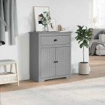 vidaXL Dulap de hol "BODO" gri 80x35x90 cm vidaXL Dulap de hol "BODO" gri 80x35x90 cm