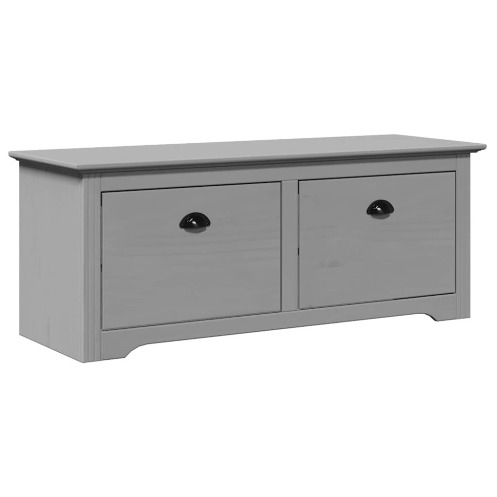 vidaXL Bancă pentru hol „BODO” gri 114x40x45 cm