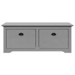 vidaXL Bancă pentru hol „BODO” gri 114x40x45 cm
