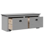 vidaXL Bancă pentru hol „BODO” gri 114x40x45 cm
