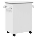 vidaXL Cărucior de bucătărie „BODO” Alb 72x45x80 cm vidaXL Cărucior de bucătărie „BODO” Alb 72x45x80 cm