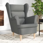 vidaXL Fotoliu, gri închis, 74x84x100 cm, textil vidaXL Fotoliu, gri închis, 74x84x100 cm, textil