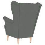 vidaXL Fotoliu, gri închis, 74x84x100 cm, textil vidaXL Fotoliu, gri închis, 74x84x100 cm, textil