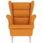 vidaXL Fotoliu, galben închis, 74x84x100 cm, textil vidaXL Fotoliu, galben închis, 74x84x100 cm, textil