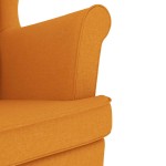 vidaXL Fotoliu, galben închis, 74x84x100 cm, textil vidaXL Fotoliu, galben închis, 74x84x100 cm, textil