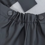 vidaXL Salopetă cu pieptar și cizme, negru, mărimea 41 vidaXL Salopetă cu pieptar și cizme, negru, mărimea 41