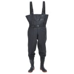vidaXL Salopetă cu pieptar, cizme și curea, negru, mărimea 38 vidaXL Salopetă cu pieptar, cizme și curea, negru, mărimea 38