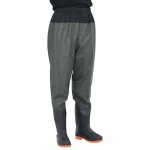 vidaXL Pantaloni cu talie înaltă cu cizme, verde închis, mărimea 40 vidaXL Pantaloni cu talie înaltă cu cizme, verde închis, mărimea 40