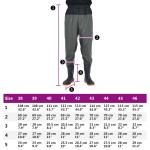 vidaXL Pantaloni cu talie înaltă cu cizme, verde închis, mărimea 43 vidaXL Pantaloni cu talie înaltă cu cizme, verde închis, mărimea 43