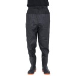 vidaXL Pantaloni cu talie înaltă cu cizme, negru, mărimea 39 vidaXL Pantaloni cu talie înaltă cu cizme, negru, mărimea 39