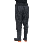 vidaXL Pantaloni cu talie înaltă cu cizme, negru, mărimea 42 vidaXL Pantaloni cu talie înaltă cu cizme, negru, mărimea 42